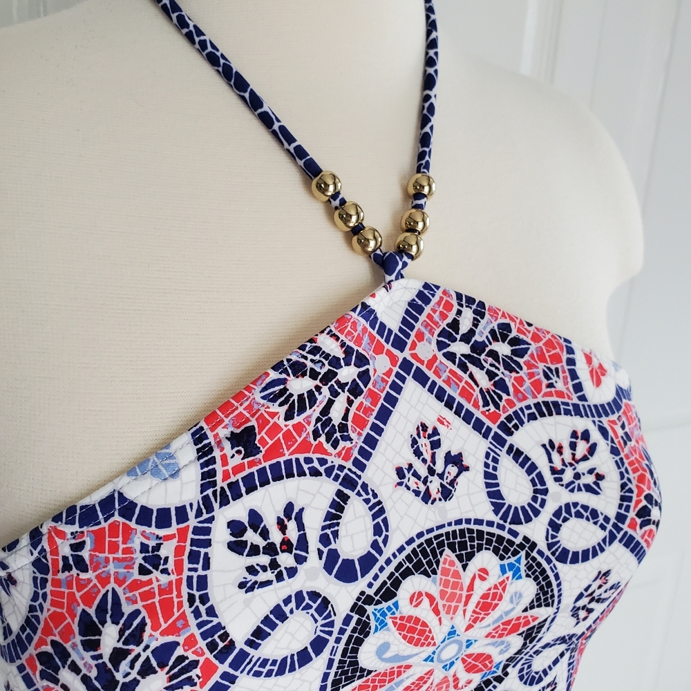Michael Kors Santorini Beaded Halter Bikini Top - Picture 4 of 14